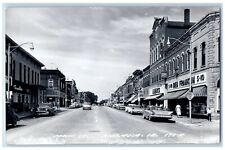 Anamosa Iowa IA Postcard RPPC Photo Main Street Ben Franklin Aments Cafe 1959 picture