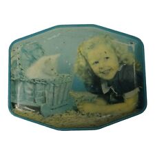 Vintage Horner Cat Kitten Basket Girl Candy Toffee Tin 5 1/4