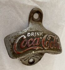 Antique COCA COLA Starr X Wall Mount Bottle Opener USA - 1925 Pat. picture