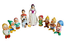 Rare Disney Goebel Snow White The Huntsman & The Seven Dwarfs Porcelain Signed picture