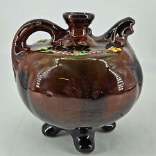 Vintage Peter's & Reed Pottery footed 4 legged Jug Vase Decor floral flowers picture