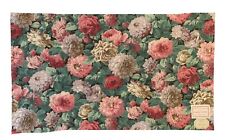 beautiful early 20th cent French packed floral fabric 1549 picture