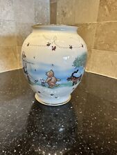 Vintage 1999 Lenox Honey Pot vase With Winnie the Pooh Characters, Disney picture