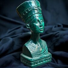 Rare Egyptian Head Queen Nefertiti Ancient Pharaonic Antique Unique Egyptian BC picture