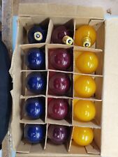 *LOT OF 15* Vintage lot of colored carnival bulbs TESTED Gold RED BLUE 120V 7W picture