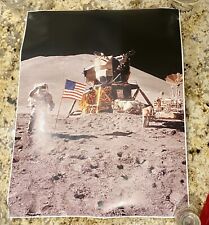 1980 NASA APOLLO 15 Jim Irwin Salute Poster 16