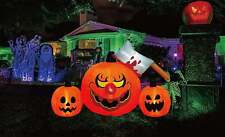 5FT Halloween LED Inflatable Pumpkings And Machete picture