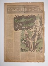 1941 The Pittsburgh Press Sunday’s Novel “Gentleman of the Jungle” (17”x12”) picture