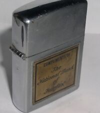 National Bank of Fairfax (Virginia)~Vintage Rosen-Nesor Adverting Lighter, Japan picture