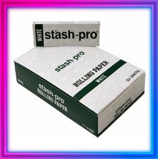 BRAND NEW🔥FULL BOX 25PKS STASH PRO ETHEREAL 1 1/4 SIZE ROLLING PAPERS😎 picture