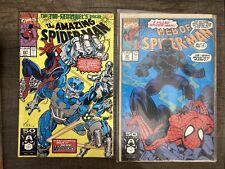 The Amazing Spiderman 351 & Web of Spiderman 82 Comic Bundle picture