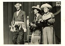 The singing comedians. Vintage fine art photograph. picture