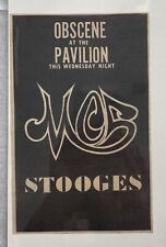 1969 MC-5, The Stooges, Obscene At The Pavillion, Flushing Meadow NY, Concert Ad picture