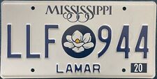 2020 EXPIRED Mississippi License Plate picture
