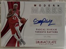 2018-19 Panini Immaculate Modern Marks - Pascal Siakam Auto /25 - Raptors picture