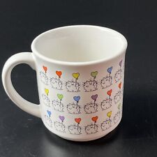 Boynton Cats Coffee Mug Rainbow Balloons Vintage Recycled Paper Products Japan picture