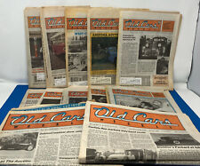 OLD CARS WEEKLY NEWS & MARKETPLACE, NEWSPAPERS 1989 Lot of 12, Jan - April picture