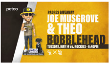 Joe Musgrove & Theo Bobblehead San Diego Padres May 14th 2024 SGA picture