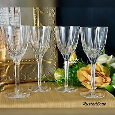 Mikasa Apollo Wine Glasses Vintage Clear Blown Goblets -  Set of 4 picture
