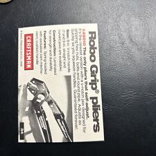 Jb98 Craftsman Card Sears Roebuck 1996/97 #34 Robo Grip Pliers picture
