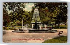 Pittsburg PA-Pennsylvania, Scene In Allegheny Park, North Side, Vintage Postcard picture
