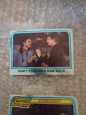 1980 Topps Star Wars The Empire Strikes Back Don't Fool with Han Solo Card #189 picture