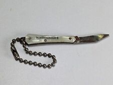 Vintage Keychain Pocketknife  Rosenberger's Wheel Alignment Fremont Ohio Ad picture