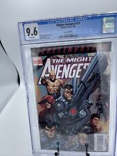 CGC 9.6 MIGHTY AVENGERS #13 / 1ST SECRET WARRIORS / 2ND PRINT VAR CRKD CASE picture
