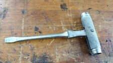 RARE Vintage Crescent 5 IN  T-Handle Folding Screwdriver Hammer Jamestown NY USA picture