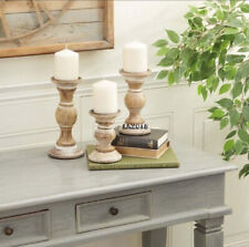 Barnyard Designs Pillar Candle Holder Farmhouse Candle Holders for Table picture
