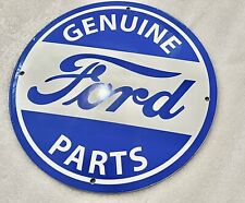12in Ford motor company PORCELAIN ENAMEL SIGN Motor OIL GAS PUMP PLATE picture
