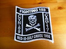 VF-103 Jolly Rogers F-14 Tomcat Patch MED Gulf Cruise 1998 Nas Oceana Navy CVW picture