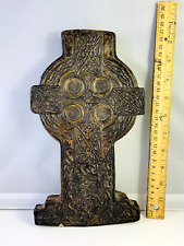 Antique Celtic Cross Heavy Garden/ Home Piece picture