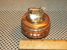 Vintage EVANS Copper & Brass Table Lighter - Doesn't Spark picture