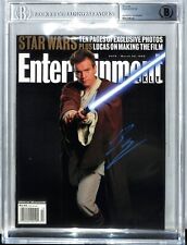 EWAN McGREGOR Signed Star Wars Obi Wan Kenobi Entertainment Magazine BAS SLABBED picture