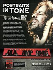 Poison Richie Kotzen RK5 OMG Signature Overdrive Pedal ad Tech 21 advertisement picture