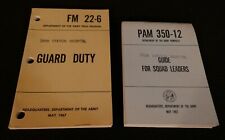Vietnam War Army 316th Station Hospital Books Guard Duty & Squad Leaders, 1967  picture