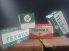 vintage TEXACO one-pound TEXWAX Pure Refined Paraffin wax package, 1964 picture