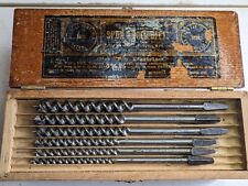 Vintage Russell Jennings auger bit set (13 pcs) / box repaired picture