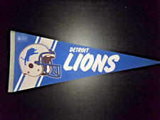 DETROIT LIONS Full Sized 12X30 Football TEAM Pennant *FREE SHIPPING* picture