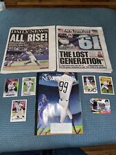 NY Yankees Aaron Judge 61 HR’s Record Tying NY Newspaper Lot Roger Maris Mint picture