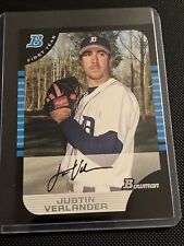 JUSTIN VERLANDER 2005 Bowman First Year Rookie card #174 Detroit Tigers picture