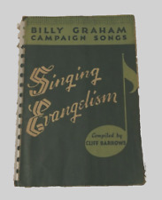 $5 Billy Graham Campaign Songs Singing Evangelism Spiral Book Vintage 1950 picture