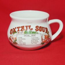 Vintage Oxtail Soup Recipe Mug picture