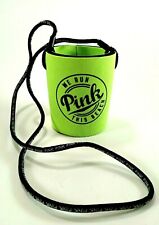 Victoria's Secret Can Koozie Pink Can Holder We Run This Beach Neck Strap picture