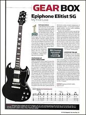 Epiphone Elitist SG + Ovation Elite 1778T-S guitar review 2003 article print picture