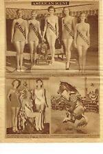 American Scene Miss Mrs America Horse 1 Page Chicago Tribune Newspaper 1949 VTG picture