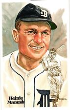 Heinie Manush 1980 Perez-Steele Baseball Hall of Fame Limited Edition Postcard picture