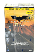 2005 Topps Batman Begins Movie Blaster Box Trading Cards Factory Sealed picture