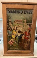 Antique Diamond Dyes Store Display Cabinet picture